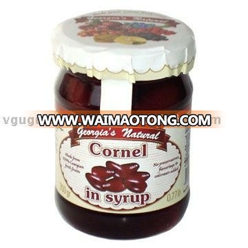 Cornelian Cherry Canned Fruit in Syrup